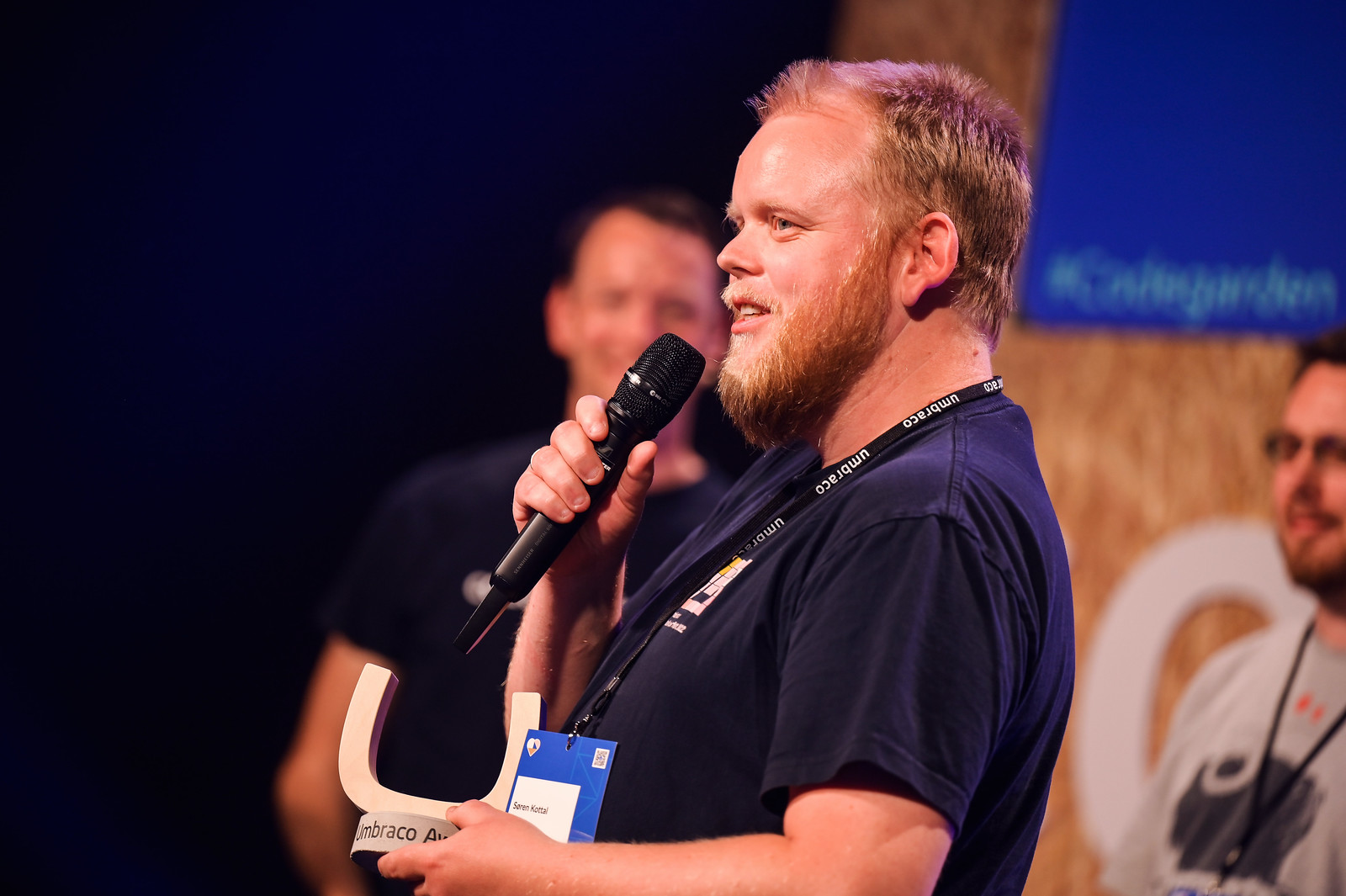 Søren Kottal on stage at Codegarden