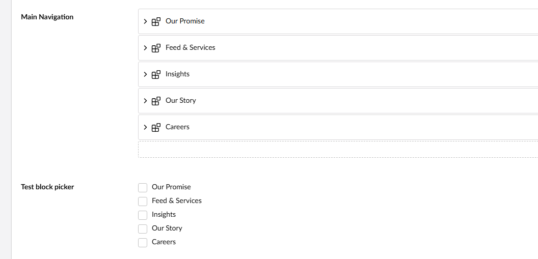 The new property editor in the Umbraco 17 backoffice